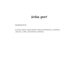 Adopt Sport Urbain| Eau De Parfum